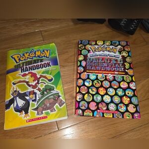 2PCS Pokémon Deluxe & Ultimate Handbooks Hardback Softcover Set NO SEPARATING